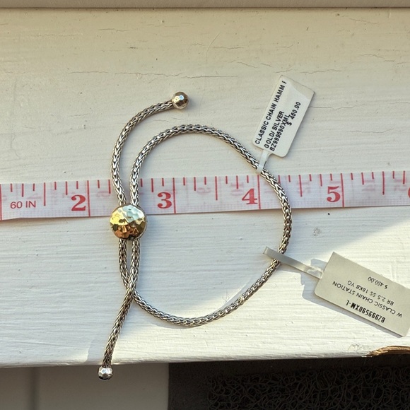 John Hardy Silver Bracelet with Gold - Picture 6 of 9